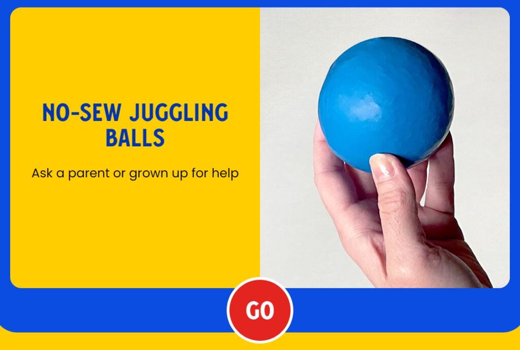 no-sew juggling balls